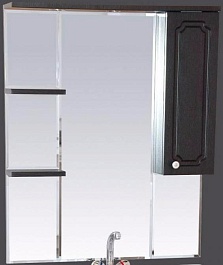 Misty Зеркальный шкаф Александра 75 R венге – фотография-1